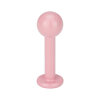 Stahl - Mini-Labret - pink - Supernova Concept - 1,2 mm