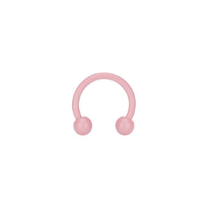 Steel - Mini CBR Circular Barbell (horseshoe) - pink -...