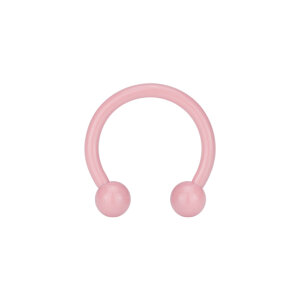 Steel - CBR Circular Barbell (horseshoe) - pink -...