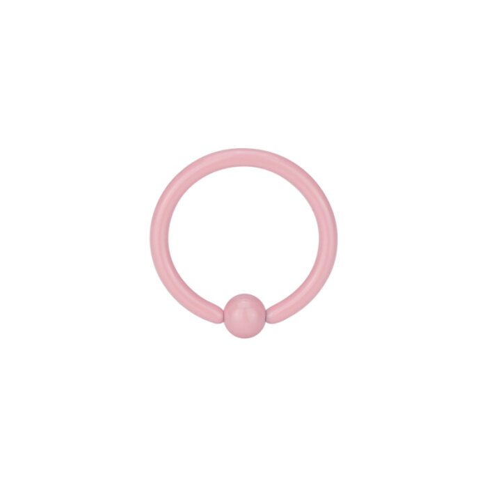 Stahl - Mini BCR Klemmring - pink - Supernova Concept -...