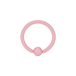 Steel - ball closure ring - pink - Supernova Concept -...