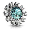 Stahl - Dermal Anchor - Kristalle Design Aquamarine (AQ)