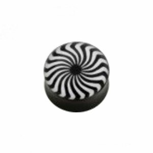 Acrylic - Plug - concave - whirl