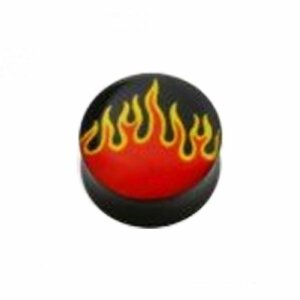 Acrylic - Plug - concave - flame