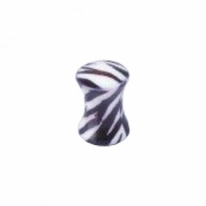 Acrylic - Plug - Zebra Design