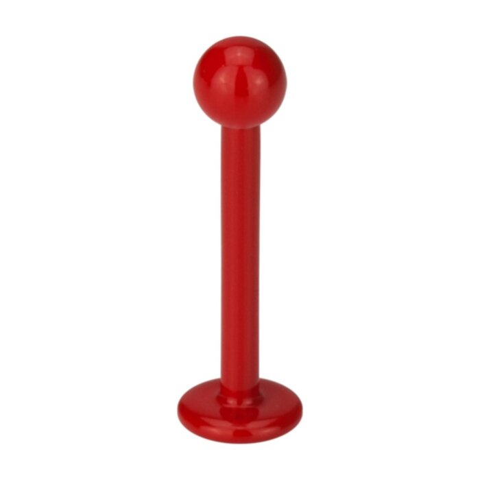 Stahl - Mini-Labret - Rot - Supernova Concept - 1,2 mm