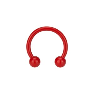 Steel - CBR Circular Barbell (horseshoe) - red -...