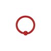 Steel - Mini BCR ball closure ring - red - Supernova Concept - 1,2 mm