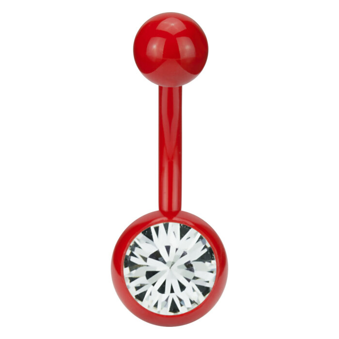 Stahl - Banane - Rot - Kristall - SWAROVSKI - Supernova...
