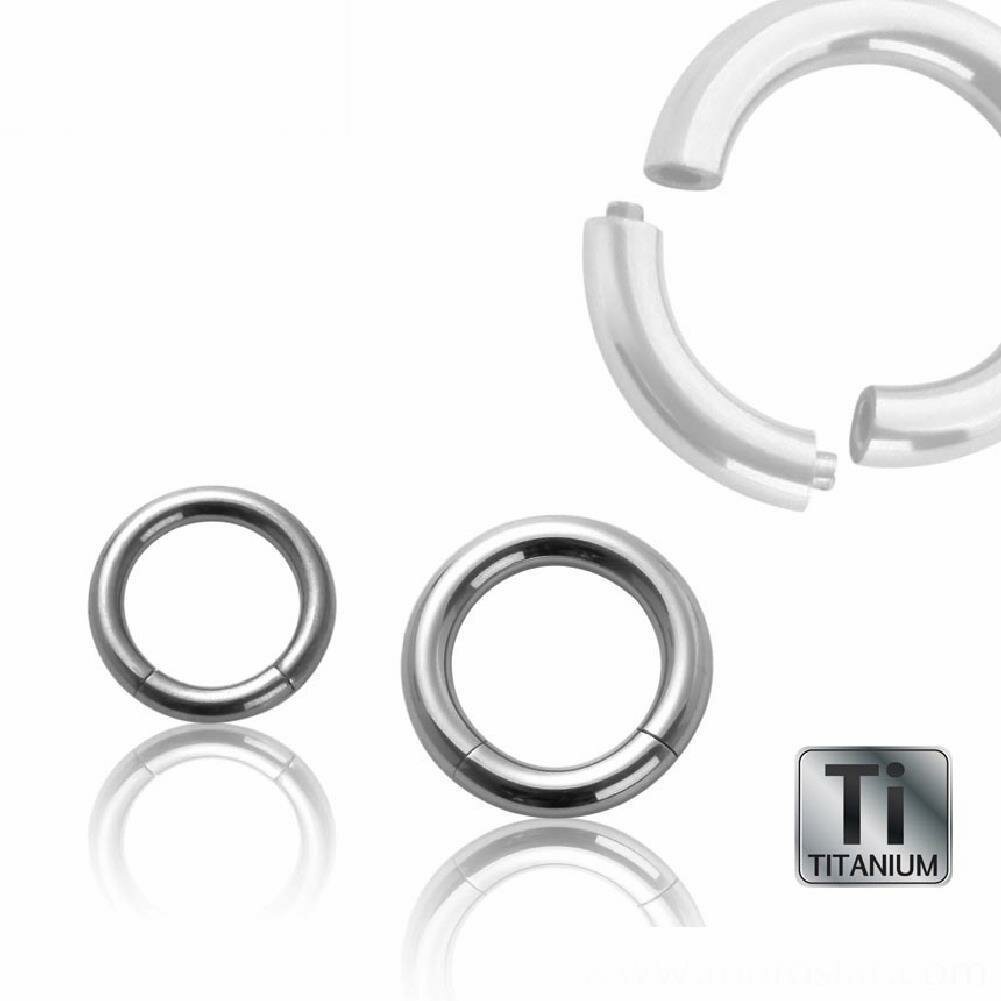 Hufeisen Segmentring Spirale Ring Großhandel 10-100 TITAN Piercing Mix Paket 