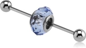 Steel - Industrial Barbell - crystal