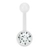 Stahl - Banane - weiß - Kristall - SWAROVSKI - Supernova Concept