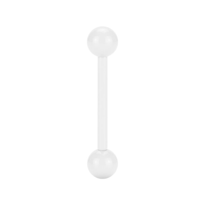 Stahl - Barbell - weiß - Supernova Concept