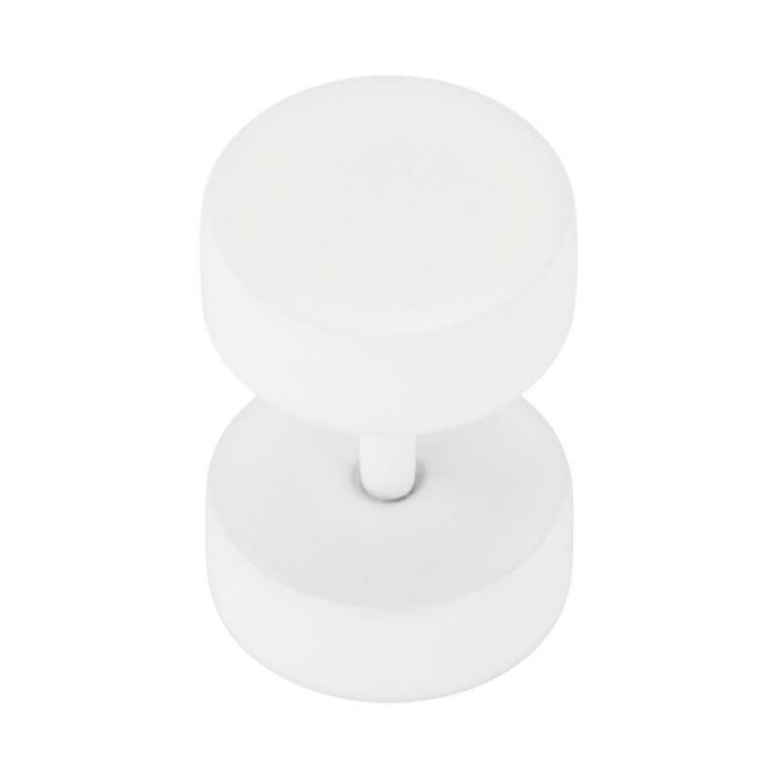 Stahl - Fake Plug - weiß - Supernova Concept