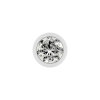 Steel - Screw ball - white - Epoxycrystal - Supernova Concept - crystalclear (CC)