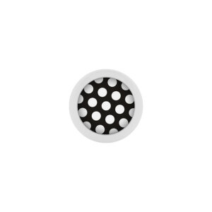 Steel - Screw ball - Polka Dots - Black-white - Supernova...