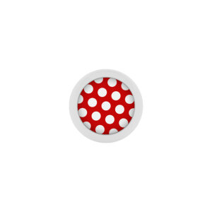 Steel - Screw ball - Polka Dots - red-white - Supernova...