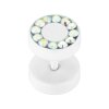 Steel - Fake Plug - crystal  - Supernova Concept - rainbow (AB)