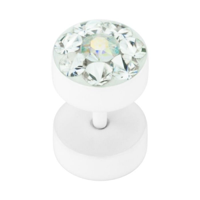 Steel - Fake Plug - Epoxycrystal - SWAROVSKI - Supernova...