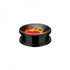 Acrylic - Plug - flaming cherry