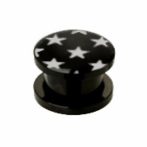 Acrylic - Plug - white Star