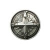 Gürtelschnalle - Antiker Kompass - 3D - klappbar - Buckle