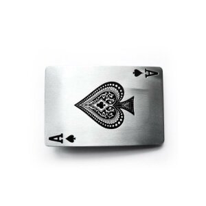 Gürtelschnalle - Pik Ass - Ace of Spades - Buckle