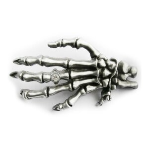 Gürtelschnalle - Skullhand - Silber - Buckle