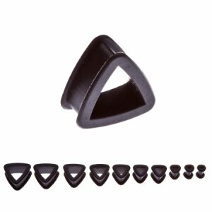 Silicone - Tunnel - Black - triangle