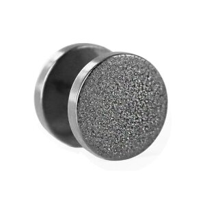 Steel - Fake Plug -  Diamond Look 4+4 mm