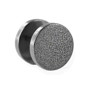 Steel - Fake Plug -  Diamond Look 8+8 mm