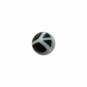 1,2 mm - 4 mm - BK/WT - Schwarz / Weiss - Acryl -...