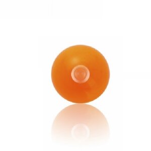Acrylic - Screw ball - Transparent - 10pcs pack 1,2 mm -...