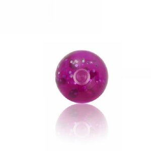 Acrylic - Screw ball - with Glitter - 10pcs pack 1,2 mm - 2,5 mm - T-