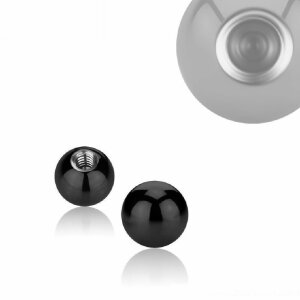 1,2 mm - 2,5 mm - Black Steel - Schraubkugel