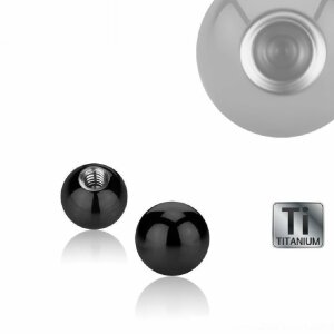 1,2 mm - 2,5 mm - Black Titan - Schraubkugel