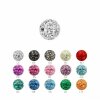 Epoxy - Screw ball - crystal - plain 1,2 mm - 4 mm - CC