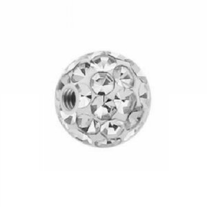 Epoxy - Screw ball - crystal - plain 1,6 mm - 8 mm - CC