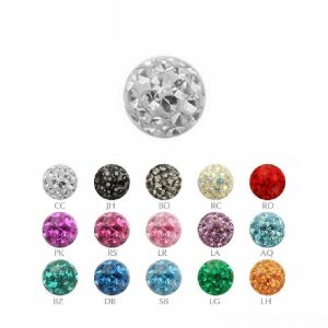 Epoxy - Clip-in ball - crystal 3 mm - RC