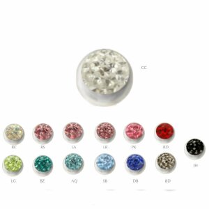 1,6 mm - 3 mm - RC - Rainbow Colour/ Regenbogen - Stahl -...