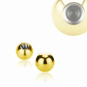 Gold Steel - Screw ball 1,2 mm - 2 mm