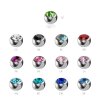 1,6 mm - 6 mm - SB - Sapphire - Stahl - Schraubkugel - Kristall