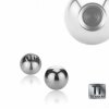 Ti Gloss Titanium - Screw ball 1,6 mm - 5 mm