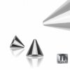 1.2 mm - 3 mm - Ti Gloss Titanium - Embout de vis