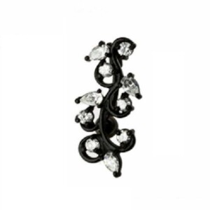 Black Steel - banana - crystal - ornament Design - CC