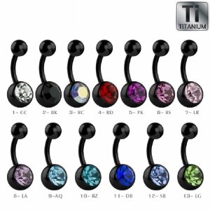 6 mm - RC - Rainbow Colour/ Regenbogen - Black Titan -...