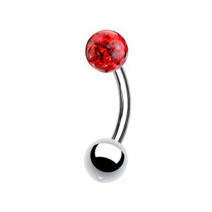 RD - Rouge/Rouge - Acier - Banane - Cristal - Epoxy - 1,6 mm