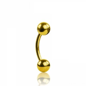 1,2 mm - 5 mm - 2,5 mm - Gold Steel - Banane