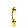 1,2 mm - 5 mm - 2,5 mm - Gold Steel - Banane