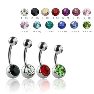 12 mm - CC - Crystal Clear/ Kristallklar - Stahl - Banane...